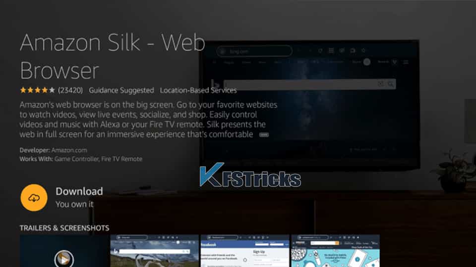 Amazon Silk browser download