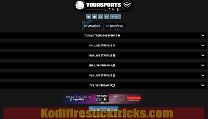 yoursports stream